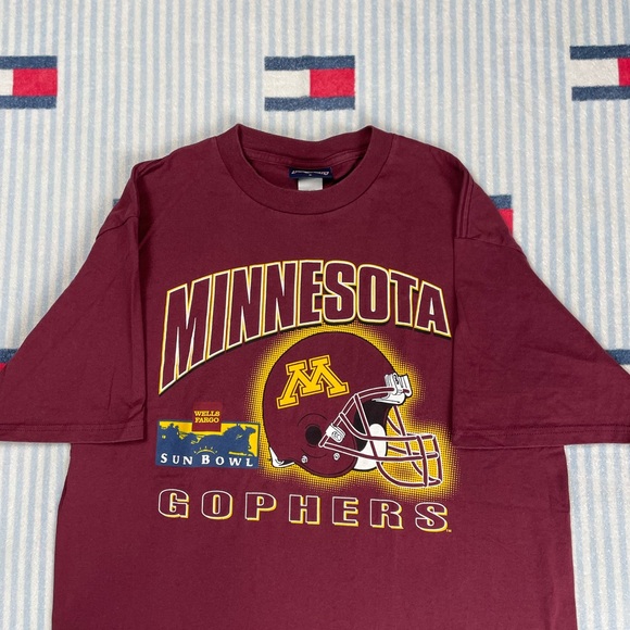 Jansport University of Minnesota Golden Gophers short sleeve tee shirt Football - Picture 3 of 10